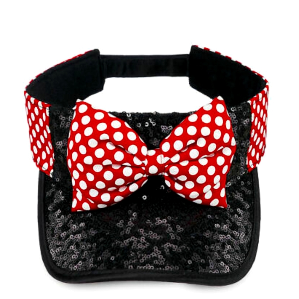 Disney Parks Minnie Mouse Fabowlous Visor Hat New